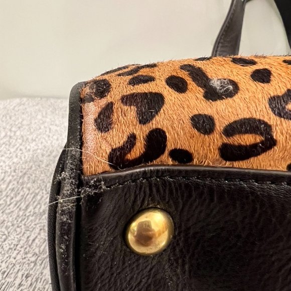 Fossil Cheetah/Leopard Print Shoulder Bag, EUC, RAB, Pin-Up, VLV - Picture 6 of 10